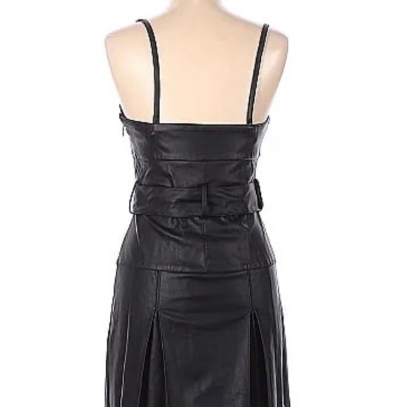 Free People Vegan Leather Dress - Picture 3 of 5